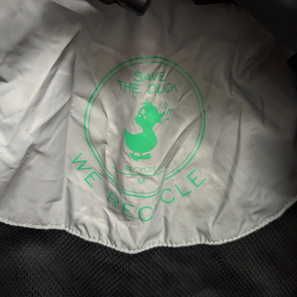 Save the Duck Joseph Zip Front Bomber Windbreaker Jacket Size Medium - Picture 11 of 16